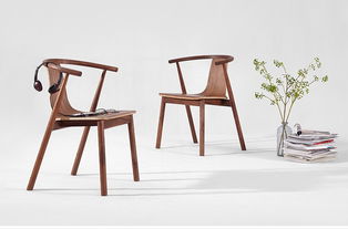 简约自然，质感生活 胡桃木北欧书桌书椅组合，打造沉浸式书房空间